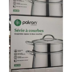 Couscoussière 12 litres  tous feux dont induction patron maison 28cm