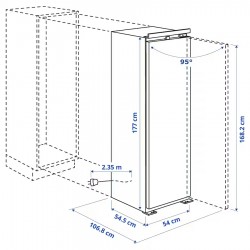 FRYSA
Congélateur, IKEA 700 intégré, 209 l