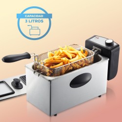 SOGO FRITEUSE INOX 3L – 2000W - FRE-SS-10425