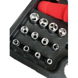 Champion 18V Li-Ion Battery Screw / Drill Set - With Two Batteries - Y compris 75 pièces