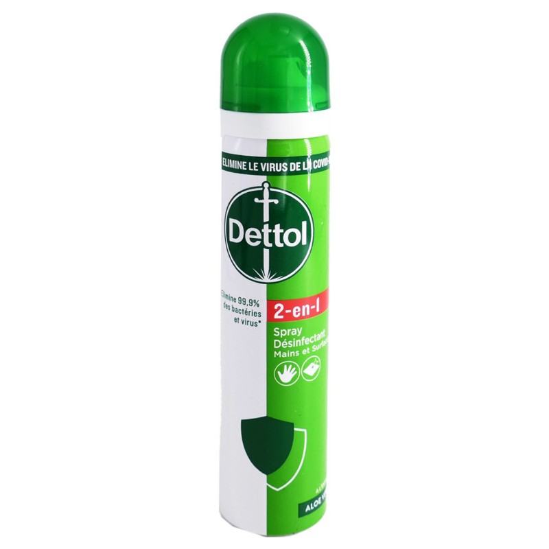 5 Dettol spray 2 en 1 90ml