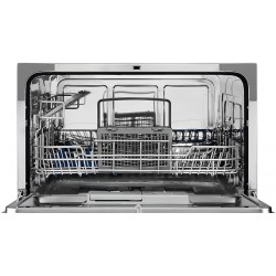 Electrolux ESF2400OS Lave-vaisselle Compact, Capacité 6 Couverts, 52 Decibel, Argent [Classe énergétique F]