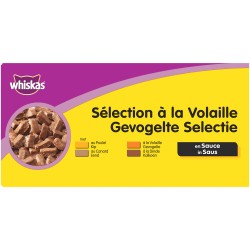 Pâtée pour chat en sauce volaille WHISKAS