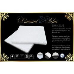 Surmatelas Diamant Bleu