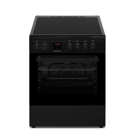 Cuisinière vitrocéramique noir br kitchen 2023 new