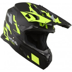 KSK Casque cross HANGTOWN Cross Noir & Jaune