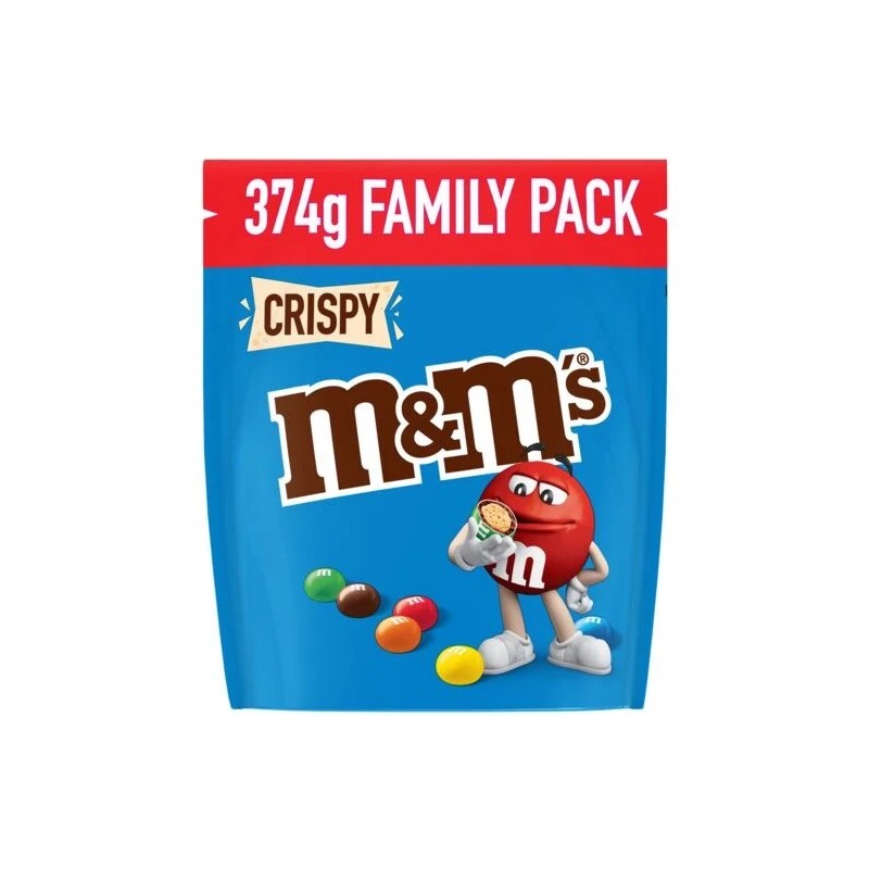 m&m's Crispy 374g Family Pac