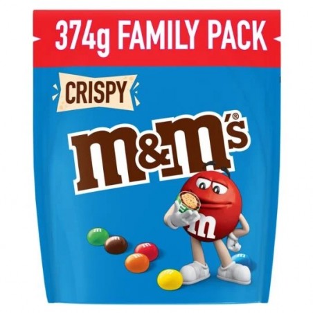 m&m's Crispy 374g Family Pac