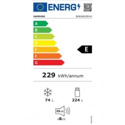 SAMSUNG Réfrigérateur congélateur en Bas Encastrable 193.8cm