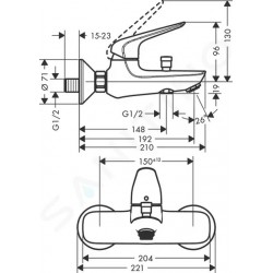 Hansgrohe Novus - Mitigeur...